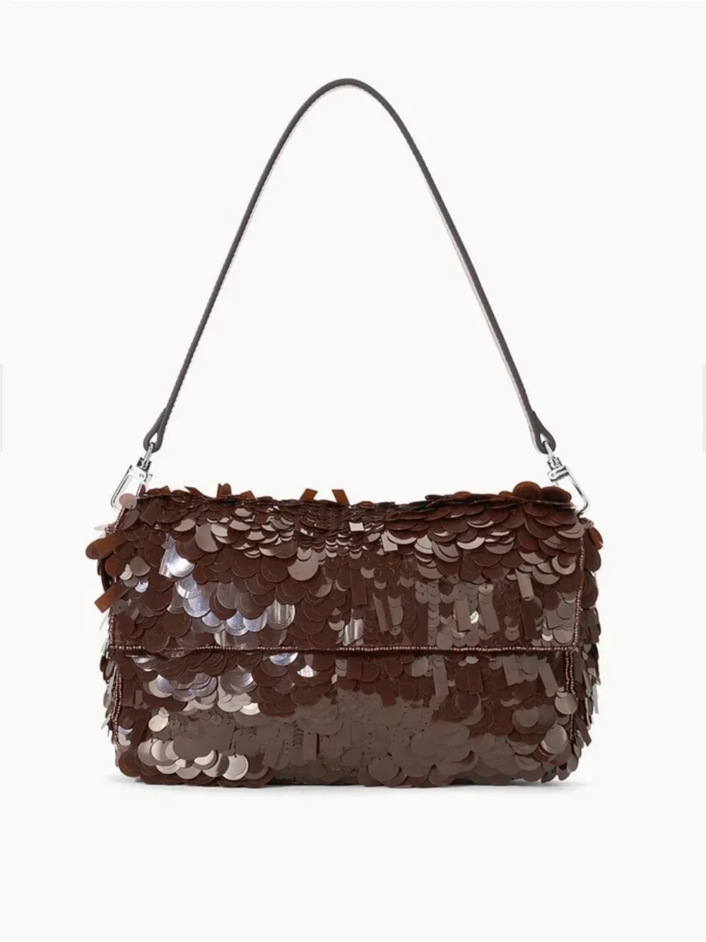 STAUD Timmy Sequin Shoulder Bag - Picture 1 of 5